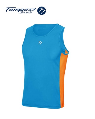 Tempest Sapphire Orange Men's Training Vest